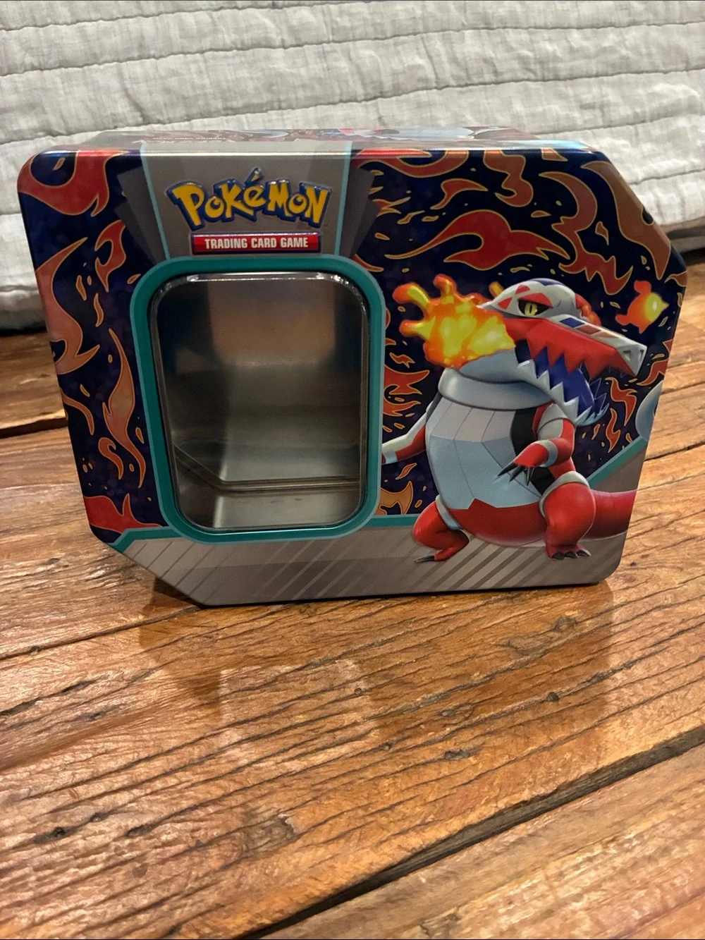 Pokémon Paldea Partners Tin - Skeledirge - empty